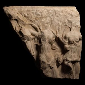 Roman Marble Sarcophagus Fragment