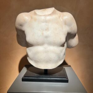 Roman Marble Torso of a Young Man